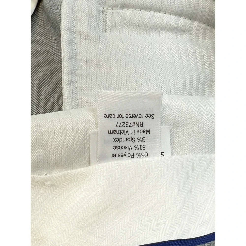 Apartment 9 Premier Flex Slim Fit Dress Pants‎ Mens 38x32 Gray Stretch